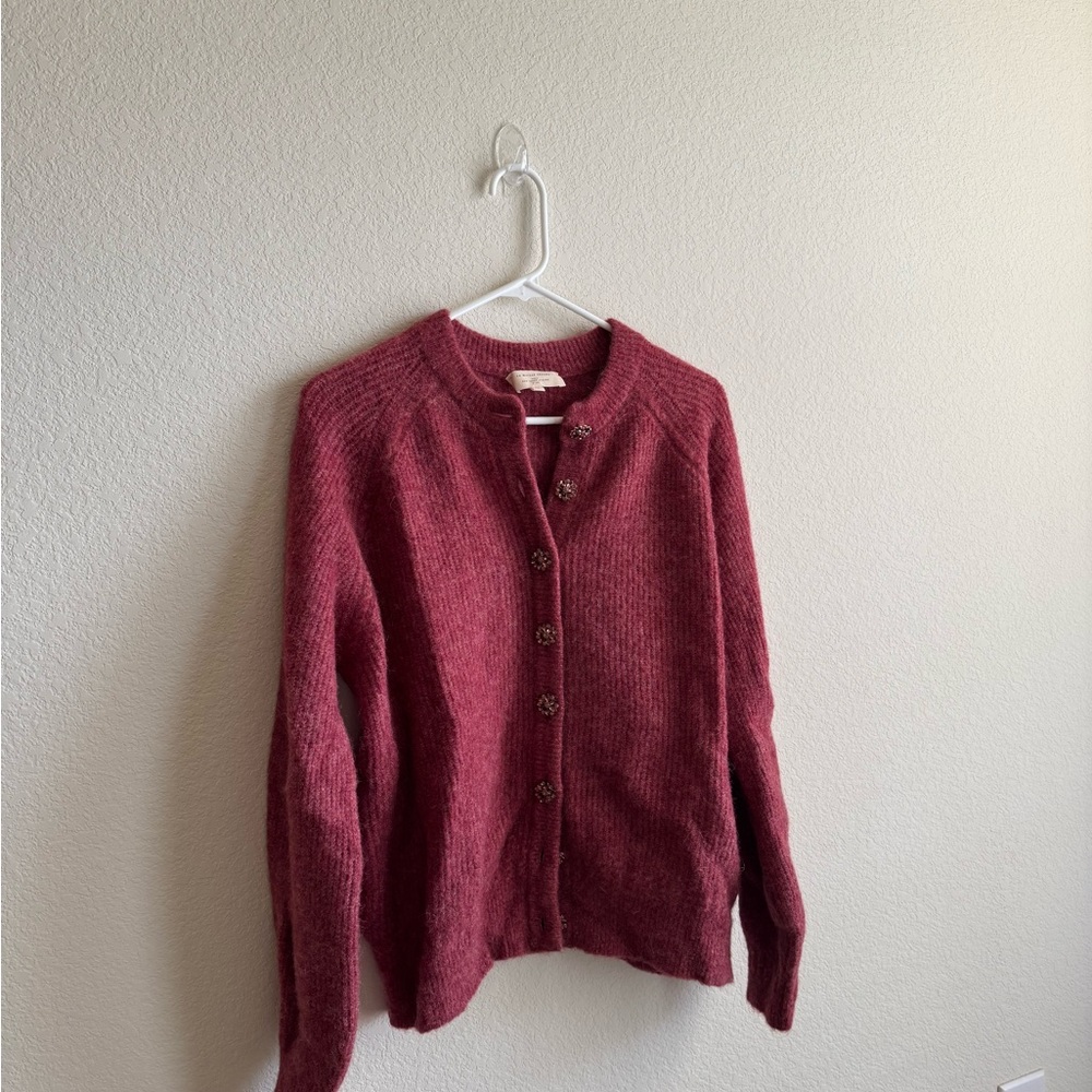 Sezane Othello Jumper in Rosewood - Picture 4 of 7